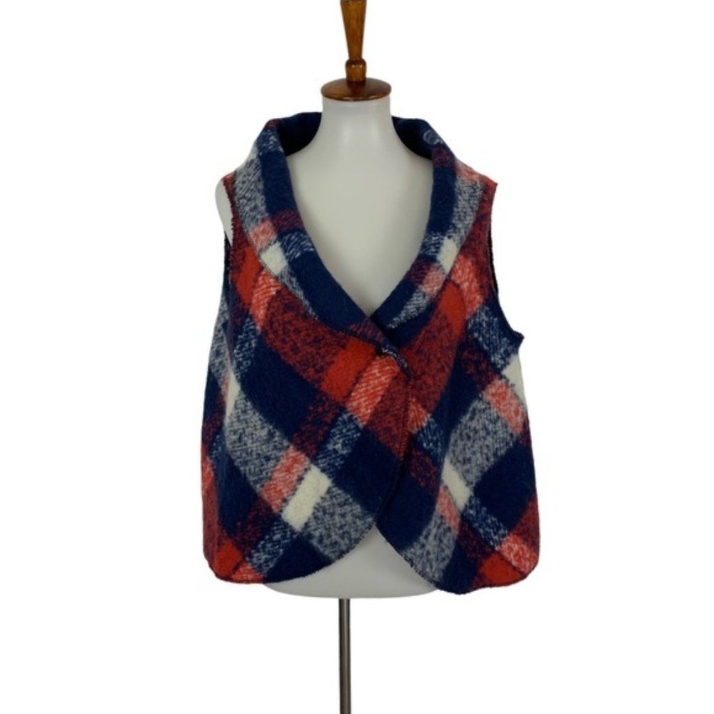 United Colors of Benetton Vest Cardigan Button Medium Large